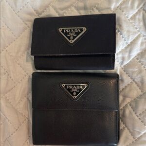Prada Black Wallet Set/Bundle